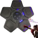 Ver imagem 1 de Maquina de Soco Boxe Saco Pancada 5 Modos Interativo Velocidade Som Inteligente Luta Treino Musculaç