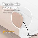 Ver imagem 4 de Kit 2 Tapetes Banheiro Lavabo Piso Saída Box Antiderrapante - Bege