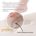 Ver imagem 2 de Kit 2 Tapetes Banheiro Lavabo Piso Saída Box Antiderrapante - Bege