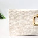 Ver imagem 6 de Caixa Decorativa Branca Cinza Courino 13x26x20cm Decoração
