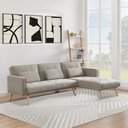 Ver imagem 1 de Tapete Sisal Chevron Capadócia 2,00x1,50m Pemogo Cor:bege 339