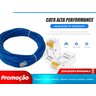 Cabo de Rede Cat6 Azul 15 Metros Internet com Conector Cat6 - 1