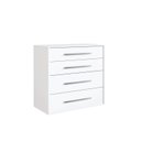Ver imagem 2 de Cômoda com 4 Gavetas 90cm Integrato Branco