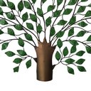 Ver imagem 4 de Arabesco Artesanal De Árvore Com Folhas Verdes Modelo Wavy Libertas Rosas Artesanato Árvore Com Folh