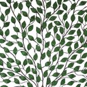 Ver imagem 3 de Arabesco Artesanal De Árvore Com Folhas Verdes Modelo Wavy Libertas Rosas Artesanato Árvore Com Folh