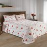 Kit Colcha Casal Piquet 100% Algodão Estampa 3 Peças - Mia - 2