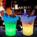 Ver imagem 2 de Balde de Gelo Caixa de Som Led Rgb 5 Litros Bluetooh Speaker Alto Falante Iluminaçao Festa Decoraçao