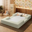 Ver imagem 1 de Cama Montessoriana Berço Infantil 100% Espuma Balaqui Decor Cor:bege