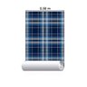 Papel de Parede Adesivo Xadrez Azul N010192 0,58x2,5M - 5