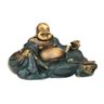 Estátua Chinês Buda Sorridente Gordo Prosperidade 33cm - 1