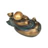 Estátua Chinês Buda Sorridente Gordo Prosperidade 33cm - 2