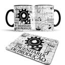 Ver imagem 1 de Caneca Engenheiro Engenharia de Produção + Mouse Pad