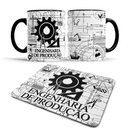 Ver imagem 1 de Caneca Engenheiro Engenharia de Produção + Mouse Pad