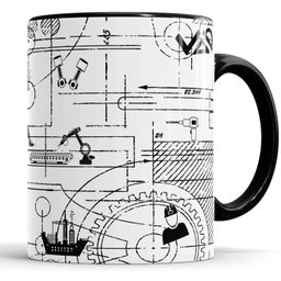 Caneca Engenheiro Engenharia de Produção + Mouse Pad - 3