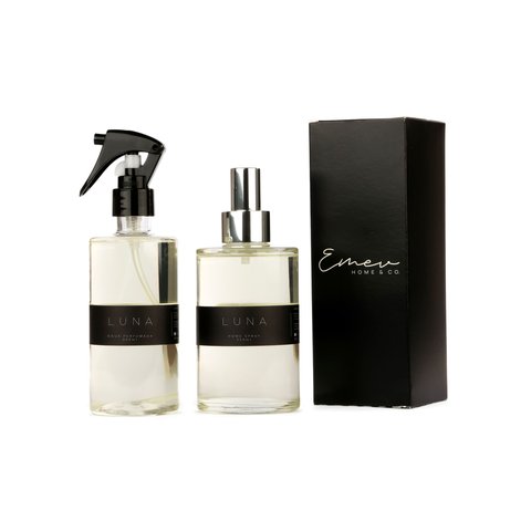 Kit Home Spray + Água Perfumada Premium Baunilha Adocicado 250ml