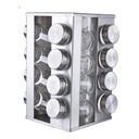 Ver imagem 4 de Porta Temperos 16 Peças Inox Giratório Luxo