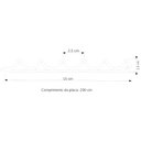 Ver imagem 4 de Painel Ripado Concavo Placa 290x15x1,5 Cm Wpc Cores