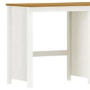 Ver imagem 5 de Escrivaninha 110cm 2 Gavetas Home Office Lázio Branco/freijó F07 - Mpozenato