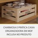 Ver imagem 4 de Cozinha Modulada 2 Peças MDF Princesa Ripada Freijó/Off White - Nesher