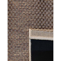 Tapete Sisal Eco Nature Moldura Bege Chumbo 3,00x4,00 - 2