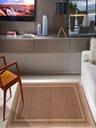 Ver imagem 1 de Tapete Sisal Eco Nature Moldura Bege Chumbo 3,00x4,00