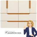 Ver mais imagens de Conjunto Infantil Guarda-Roupa e Cômoda Circus Marrom/Cinamomo/Off White