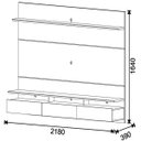 Ver imagem 6 de Home Decore Led 2.2 Imcal 36280 Nature Off White Gavetas Sala