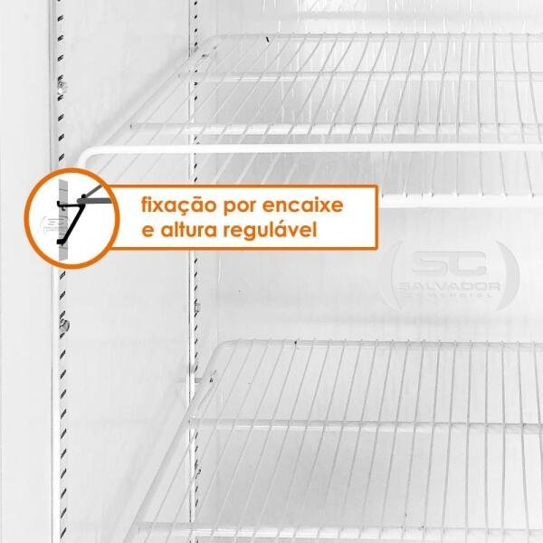 Visa Cooler Refrigerador Multiuso 400L Porta Vidro VCM400 Branca Refrimate 127V - 6
