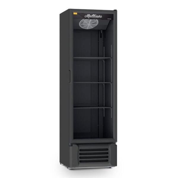 Visa Cooler Refrigerador Multiuso 400L Porta Vidro VCM400 Interna e Externa Preta - Refrimate 127V - 5