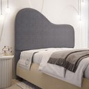 Ver imagem 2 de Cabeceira Orgânica Cama Box Casal Padrão Sea 140cm com Frame Bouclé - Desk Design