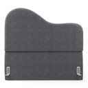Ver imagem 1 de Cabeceira Orgânica Cama Box Casal Padrão Sea 140cm com Frame Bouclé - Desk Design