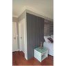 Painel Ripado Poliestireno 12x120x2850mm - 0,35m² - Formix 3d:gray - 1