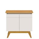 Ver imagem 4 de Buffet Classic 2 Portas Sem Espelho 64333 Off-White/Nature