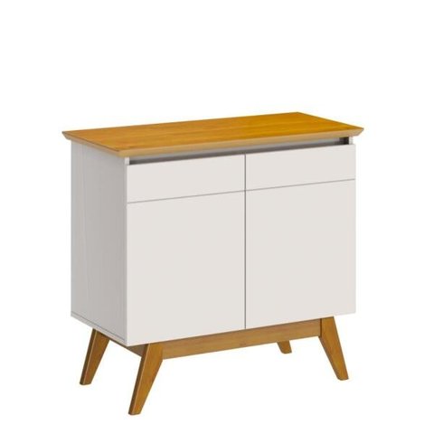 Buffet Classic 2 Portas Sem Espelho 64333 Off-White/Nature