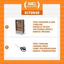 Ver mais imagens de Assador de Frango Gás 6 Espetos Tubular PR-634 Progás + Tesoura Multifuncional Tramontina