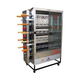 Forno Rotativo Tubular 50 Frangos 100Kg Espetos Garfo Pr-6100 Duo Bivolt - Progás - 1