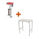 Ver imagem 1 de KIT - Despolpadeira 3 Peneiras 20L DES-20 Bivolt + Mesa MES-100 - Braesi