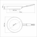 Ver imagem 7 de Frigideira Tramontina Professional em Aço Inox e Silicone 26 cm Fundo Triplo Compatível com Indução