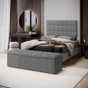 Ver imagem 1 de Kit Painel Rana 140 e Calçadeira Alpha Linho Aradecor