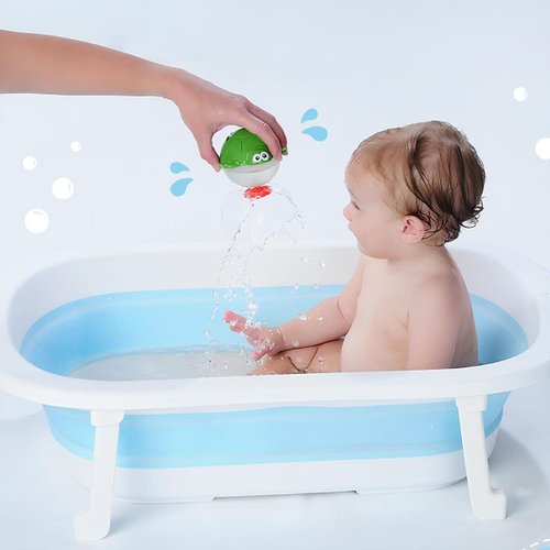 Banheira Bebê Dobrável Compacta Portátil Flexível Buba Oferta