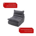 Ver imagem 4 de Poltrona Reclinável Kappesberg 90cm Boucle Titanio
