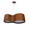 Pendente Lustre Madeira Violão 70cm Mel - 1