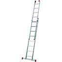 Ver imagem 2 de Escada Dupla Extensiva em Alumínio 11 Degraus Capacidade 120kg Worker