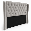 Ver imagem 5 de Cabeceira para Cama Box Casal Queen 1.60 Tecido Boucle:Cinza