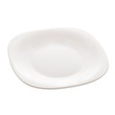Ver imagem 1 de Prato para Sobremesa de Vidro Opalino Carine White 19cm