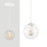 Pendente Globo Esfera de Vidro Cristal 14cm - Branco - 3