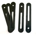 Ver imagem 5 de Kit 12 Pés de Cama Box ou Baú Queen King Tubo Preto 13cm C/ Chapa União Bipartida Ortobom Probel