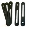 Kit 12 Pés de Cama Box ou Baú Queen King Tubo Preto 13cm C/ Chapa União Bipartida Ortobom Probel - 5