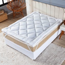 Pillow Top Toque de Pluma Casal 650g/m² 5cm Espessura - 4