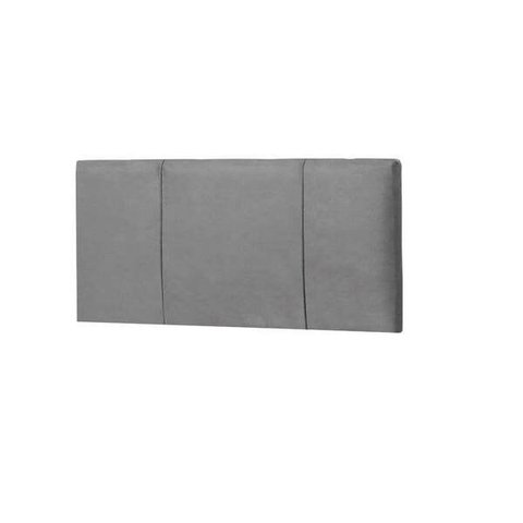 Painel Donna Para Cama Box Casal 90 cm Suede Cinza - D’Rossi